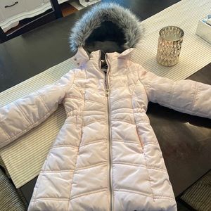 Girls LIKE NEW Calvin Klein puffer with soft gray lining throughout Size 6
